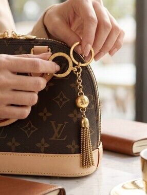 Louis Vuitton Vintage Porte-Clés Swing Tassel Keychain
